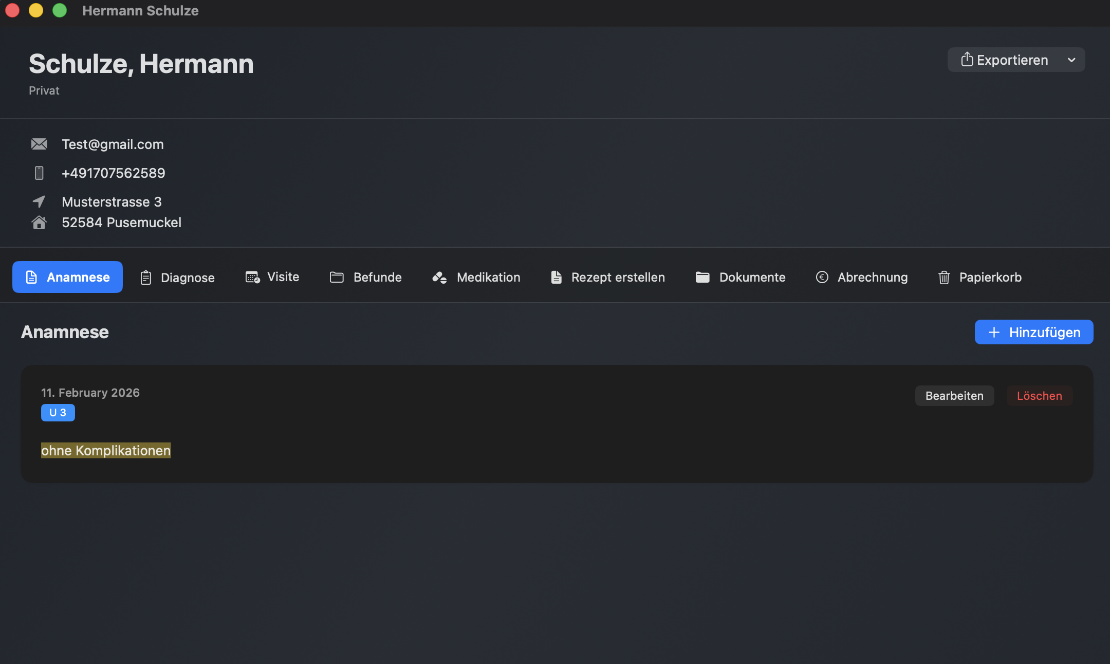 Digitale Anamnese: Strukturierte Aufnahme aller Patienten/Klienten
